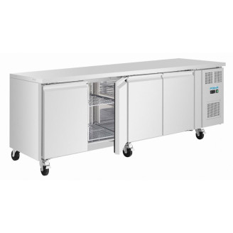 Polar U-Series vierdeurs slanke koelwerkbank