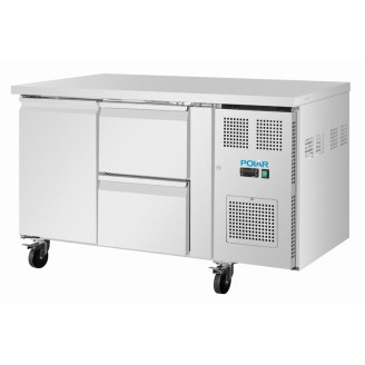 Polar U-Series koelwerkbank met lades - UA108 - 142L