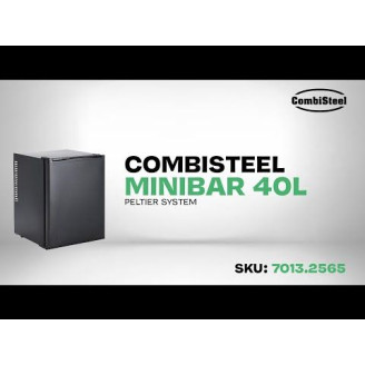 Combisteel Minibar Peltier Koeling 40L, zwart