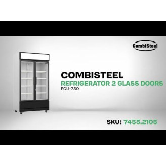 Combisteel - Koelkast - 2 glasdeuren - FCU-750