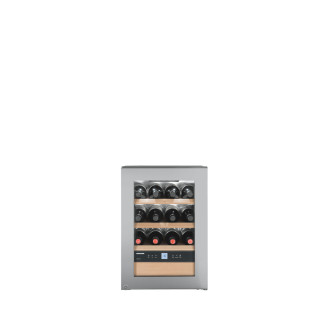 Liebherr Wijnbewaarkast GrandCru rvs met glasdeur WKes 653