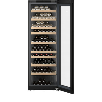 Liebherr Wijnklimaatkast Vinidor Selection met zwarte glasdeur WPgbi 7472