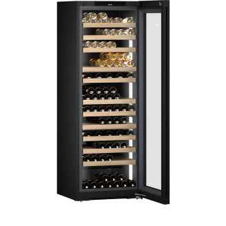 Liebherr Wijnklimaatkast Vinidor Selection met zwarte glasdeur WPgbi 7473