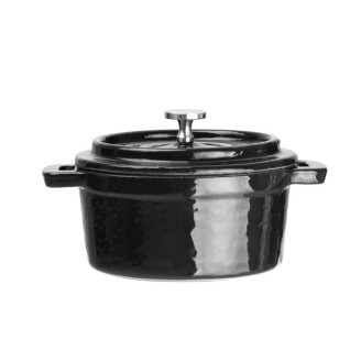 Vogue gietijzeren mini ronde braadpan zwart