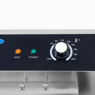 Maxima Frituurpan - 45 L - 1 Mand - met Tapkraan - 400V