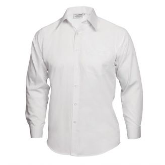Uniform Works unisex overhemd lange mouw wit