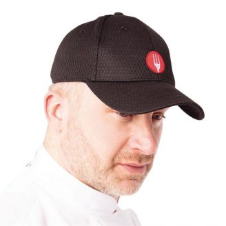 Chef Works Cool Vent baseball cap zwart
