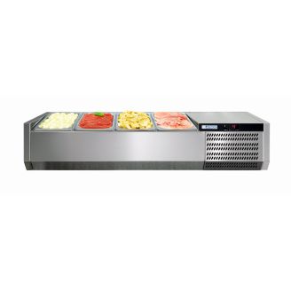 Afinox ingredi&euml;ntenkoeling - VRS 1100/S GN 1/1 - zonder glasopbouw