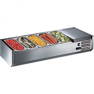 Afinox ingredi&euml;ntenkoeling - VRS 1260/S GN 1/1 - zonder glasopbouw