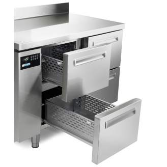 Koelwerkbank - SPRING 703 I/A TN R290 3D - Afinox - (met werkblad)