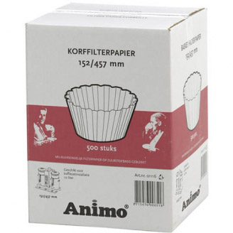 Animo korffilterpapier 152/457 / CN10e/i / CE/Ci 4, 6, 8 en 10 liter
