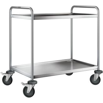 B.PRO 4 Stalen rolplateau 4 zwenk 2 rem