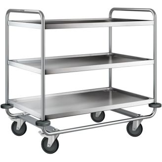 B.PRO Serveerwagen 3L 4 Zwenk 2 Rem