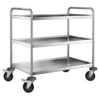 B.PRO Stalen rolplateau 4 zwenk 2 rem