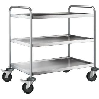 B.PRO Stalen rolplateau 4 zwenk 2 rem