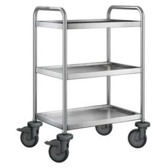 B.PRO Wagen-2 bokwielen&2 zwenkwielen kunststof