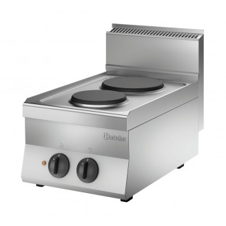 Bartscher 2-plaats elektrische kooktafel - tafelmodel 115005