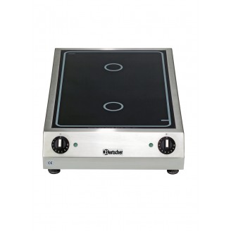 Bartscher 2-zones elektrisch keramisch kooktafel - tafelmodel 104913