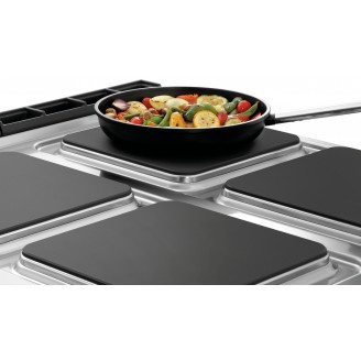 Bartscher 4-plaats elektrische kooktafel - staand model 296215