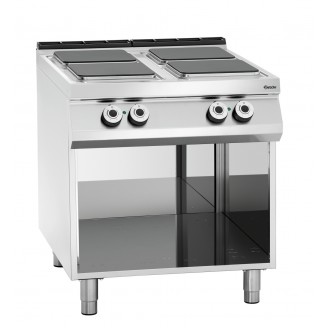Bartscher 4-plaats elektrische kooktafel - staand model 296215