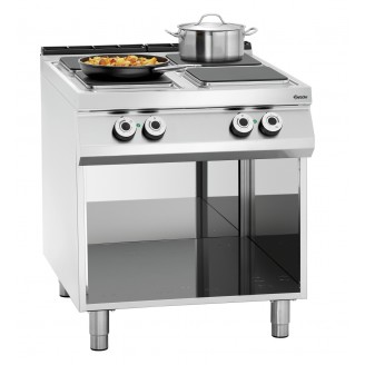 Bartscher 4-plaats elektrische kooktafel - staand model 296215