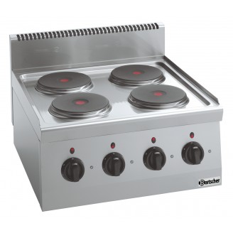Bartscher 4-plaats elektrische kooktafel - tafelmodel 131734