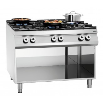 Bartscher 6-pits gas kooktafel - staand model 2951121