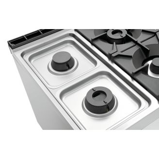 Bartscher 6-pits gasfornuis - elektrische oven, 2952481