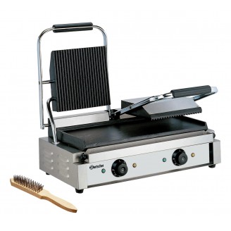 Bartscher elektrische dubbele contactgrill - A150673