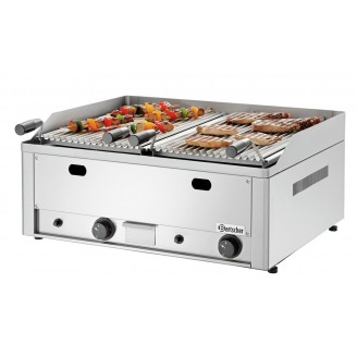 Bartscher gas lavasteengrill - topunit