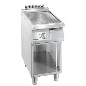 Bartscher Grillplaat 700, B400, geribbeld