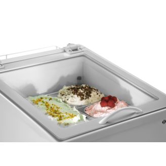 Bartscher ijsvitrine 2x5l-f