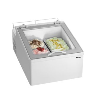 Bartscher ijsvitrine 2x5l-f