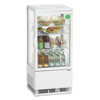 Bartscher Mini-koelvitrine 78L, wit