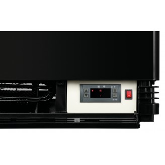 Bartscher Mini-koelvitrine 78L, zwart