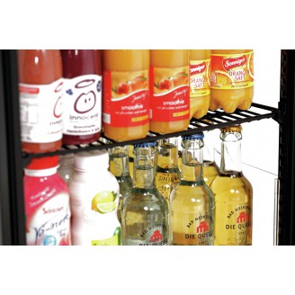 Bartscher Mini-koelvitrine 78L, zwart