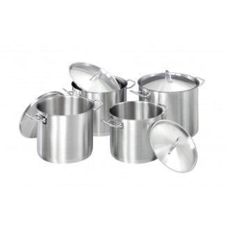 Bartscher pannenset 4-delig met deksels - A130441