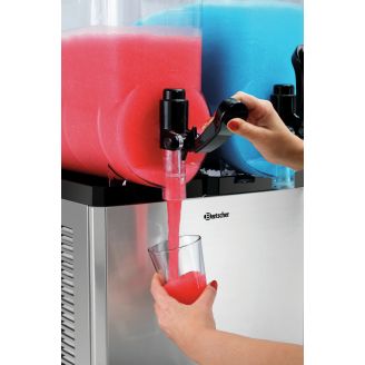 Bartscher slush machine 2x12L