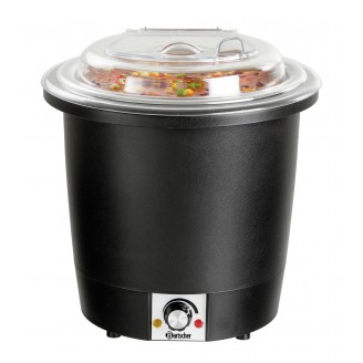 Bartscher Soeppan, 10&nbsp;L, zwart