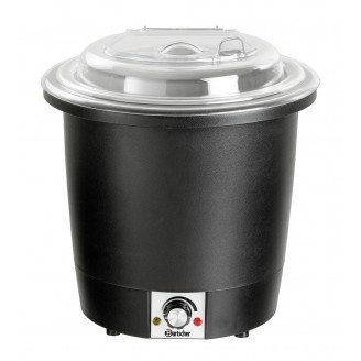 Bartscher Soeppan, 10&nbsp;L, zwart