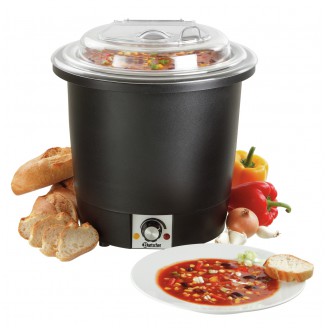 Bartscher Soeppan, 10&nbsp;L, zwart