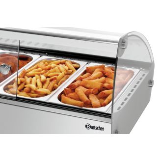 Bartscher verwarmde opzetvitrine 4x 1/3 GN