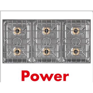 Berner inbouw gaskookplaat BEG6P70 33 kW