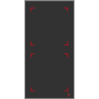 Berner Inductiekookplaat BI2EGFF14LED-A 14kW Flachenstar