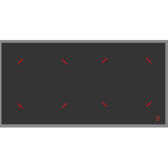 Berner Inductiekookplaat BI2EGQ7LED-B 7kW Punktstar