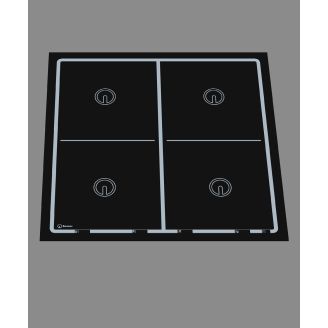 Berner inductiekookplaat BI4EGDF20K-B 20kW Flachenstar