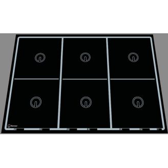 Berner inductiekookplaat BI6EGAFL21K-A Flex 21kW Flachenstar