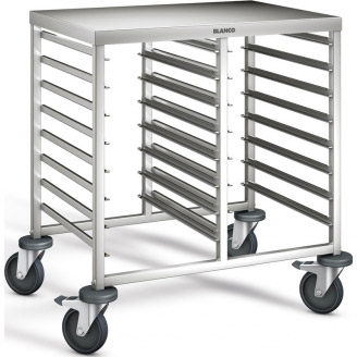 B.PRO Regaalwagen, 16 x 1/1 GN - werkplateau, RWRA 852