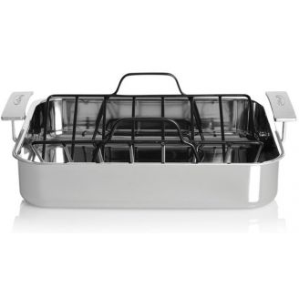 Demeyere braadslede Industry 5 met rooster 390 x 330 mm