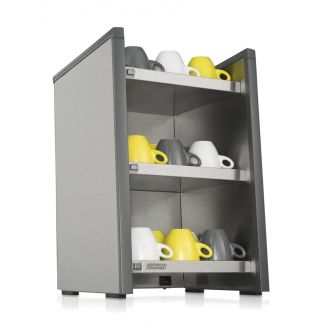 Bravilor RVS koppenwarmer, ca. 120 koppen - WHK - Stainless dark